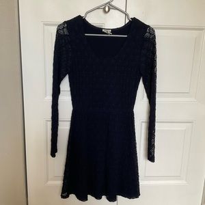 Navy Lace Dress
